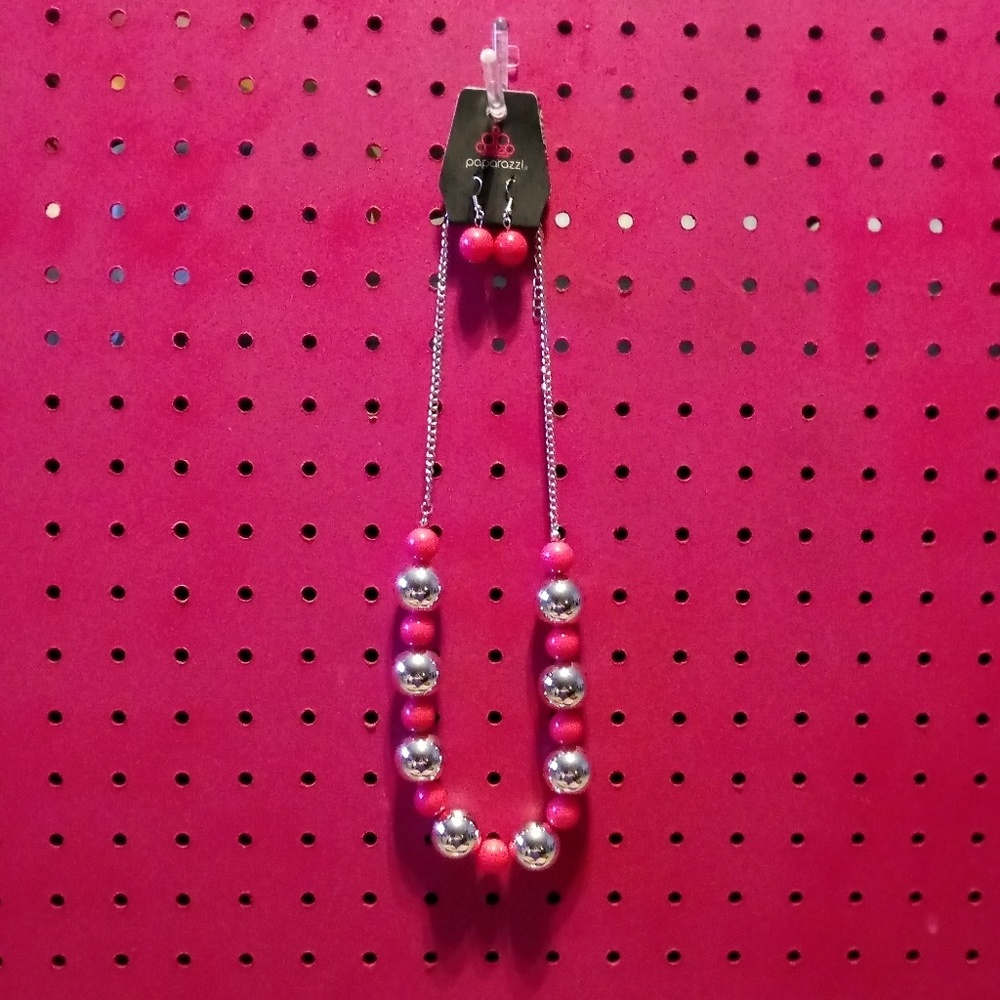Necklace with matching earrings